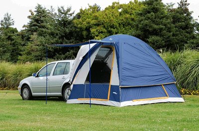 New Napier Sportz Dome to go tent Volvo V70 waterproof fiber glass poles Sleeps 4 Navy and Gray