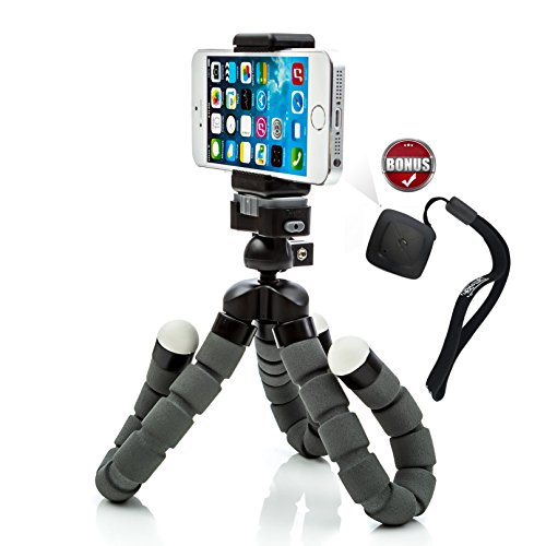 Camrah universal pro series tripod with bluetooth shutt…