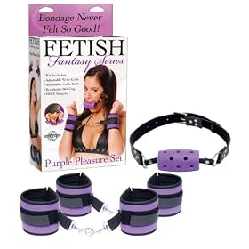 Fetish Fantasy Purple Pleasure Set, Purple