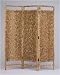 Cascading 3 Panel Floor Screen is made from authentic Palm bark