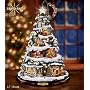 Thomas Kinkade Night Before Christmas Artificial Tabletop Christmas Tree: Christmas Decor by The Bradford Editions