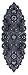 Cotton Craft - Beaded Table Runner - Trevi - Platinum - 13x36 - Hand Made by Skilled Artisans - A Beautiful Complement to Your Dinner Table Décor - Spot Clean Only