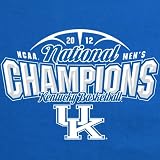 NCAA Kentucky Wildcats 2012 NCAA Men's Basketball National Champions Ladies Promo Pullover Hoodie Sweatshirt - Royal Blue