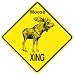 Moose Xing caution Crossing Sign wildlife Gift