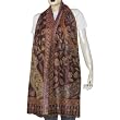 Scarves Pashmina Pure Cashmere Paisley Motifs Winter Accessories India Clothing 80 x 28 inches