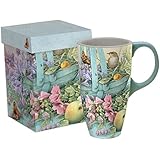 Lang Basket Of Flowers Latte Mug by Marjolein Bastin (5036263)