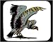 Decorated Mouse Pad with flying, gray, turkey, vulture, scavenger, wings