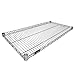 Nexel Wire Shelf, Clear Epoxy Finish, 18"W x 42"L