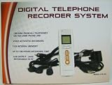 Telephone Recorder - 2GB Digital Voice Activated - Record Phone Calls, USB, 136 Hours