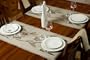 Art Deco Half Linen Table Runner Finland