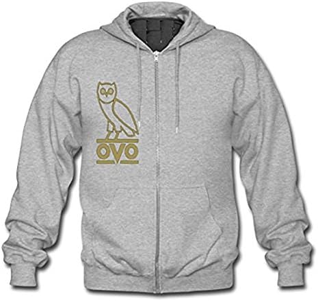 Custom drake ovov owl Boy's Full Zip Hooded Sweatshirt