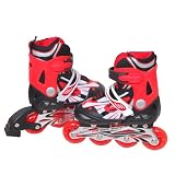 FG Junior Inline Roller Skates Skating Blades UK Kids Shoe Size 13/1/2 Adjustable
