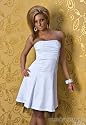 Festliches Satin-Kleid