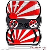 PSPgo Skin and Screen Protector Kit - Rising Sun Japanese Flag Red fits Son ....