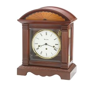Collins Key-Wound Mantel Clock by Bulova
