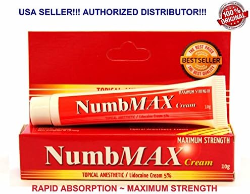 2-Pack NumbMAX Maximum Strength Topical Anesthetic Cream 2 x 10g
