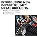 Bosch BL0060 60-Piece Metal Index Black Oxide Drill Bit Set
