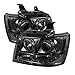 Spyder 5039248 Chevy Suburban 1500/2500 07-14 / Chevy Tahoe 07-14 / Avalanche 07-14 Projector Headlights - CCFL Halo - LED (Replaceable LEDs) - Smoke - High H1 (Included) - Low H1 (Included)