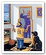 Definitely A Q - Omega Psi Phi by Lester J. Kern 18"x24" Art Print Poster