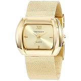 Vernier Womens VNR11092YG Classic Fashion Mesh Band