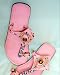 Light Pink Kundan Leather Maharani Slippers