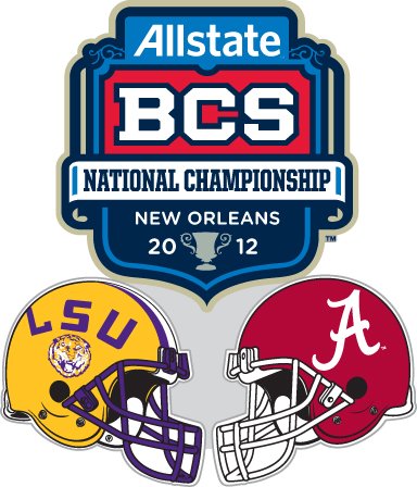 2012 Allstate BCS LSU vs Alabama Dueling Pin