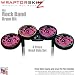 Alecias Swirl 02 Hot Pink Skin by WraptorSkinz fits Rock Band Drum Set for Nintendo Wii, XBOX 360, PS2 & PS3 (DRUMS NOT INCLUDED)