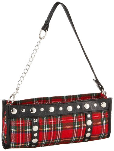Contempo Tasche 5153-03, Damen Umh&auml;ngetasche, rot, (rot), 36x20x10
