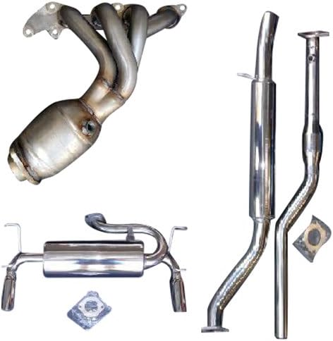 RoadsterSport All Stainless Steel Mazda Miata MX5 Complete Exhaust Combo Package.