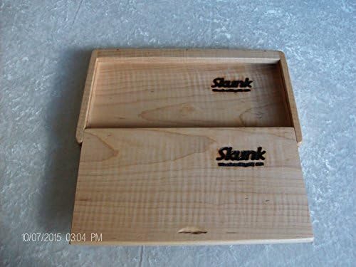 Maple Rolling Tray with Lid, Stash Box, Skunk Woodworking Ky.