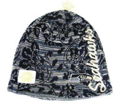 Seattle Seahawks Retro Sport Knit Beanie Hat