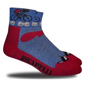 Click here to see all customer reviews now RHINO SOCKS SS series, Bikapelli, crimson/navy, anklet sports cycling biking hiking running socks