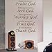 Newsee Decals 1 X Wall Vinyl Decal Quote Sign Christian Praise God DIY Art Sticker Home Wall Decor