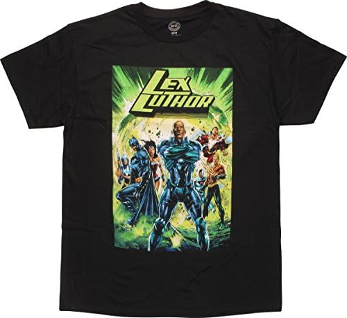 Justice League Lex Luthor Group T-Shirt, Large