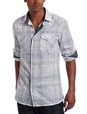 Buffalo by David Bitton Men's Sopor Woven Shirt, Dodger Combo, Medium
