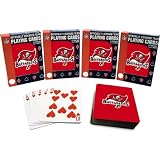 Pro Specialties Tampa Bay Buccaneers Playing Cards- 4 Pack