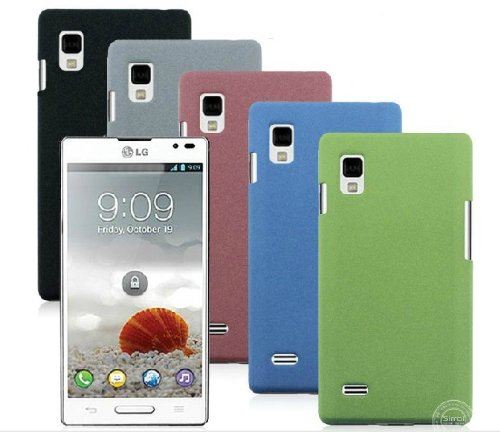 Frosted Hard Cover Case for LG Optimus L9 P760 P765 P768 (Black)