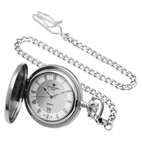 Charles-Hubert, Paris Quartz Pocket Watch #3818