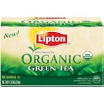 Lipton Green Tea, Organic, 18-Count Tea Bags (Pack of 6)
