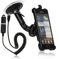 Wicked Chili KFZ Halterung Quick-Fix f�r Samsung Galaxy S II i9100 - Autohalterung 360� drehbar, vibrationsfrei mit KFZ Ladekabel (12V, 24V, 1000mAh)