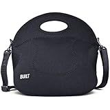 BUILT NY Spicy Relish Designer Neoprene Lunch Tote, Black (LB12-BLK)