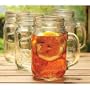 Wine Enthusiast Set of 4 Mason Jar Glass