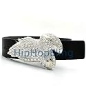 Praying Hands Religious Iced Out Silver Hip Hop Belt Buckle