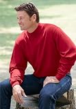 KingSize Big & Tall Shirt Mock Neck (RED WINE,Tall - 4XL)