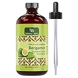 Beauty Aura Essential Oil, Bergamot, 4 Ounce