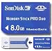 Sandisk 8GB Memory Stick Pro Duo Card For PSP Cameras, Mobiles