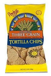 Plocky's Tortilla Chips, Three Grain, 7-Ounce Bags (Pack of 12)