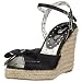 Playboy Shoes, Wedge Heel, black ROBBIE 100, Damen Clogs & Pantoletten, schwarz, (black 100)