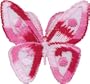 Boutique Iron-On Appliques - Pink Butterfly