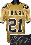 Calvin Johnson Autographed Jersey - Georgia Tech Yellow Jackets Gold Custom - Autographed College Jerseys